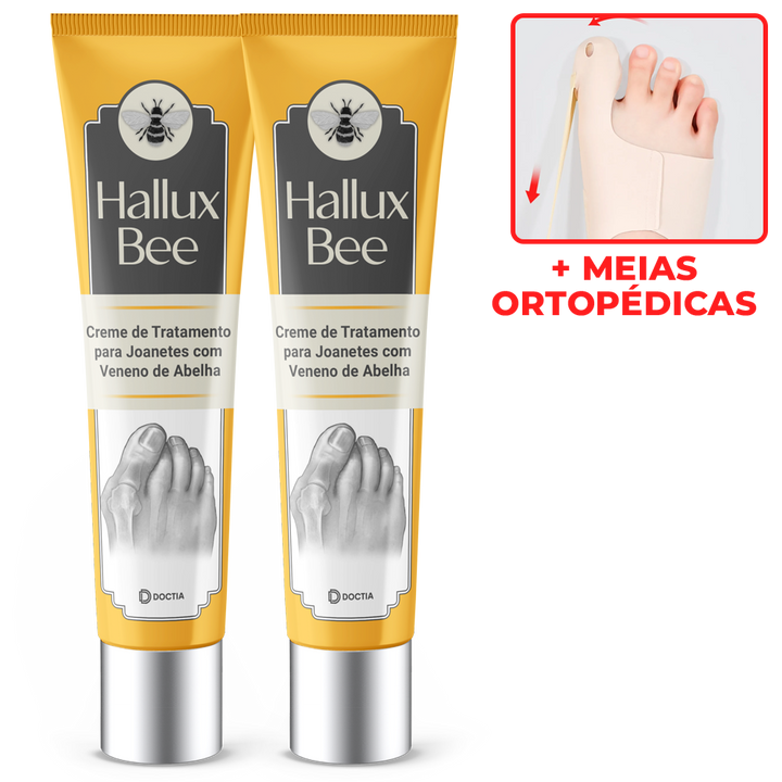 HalluxBee™ Creme de Tratamento para Joanetes com Veneno de Abelha