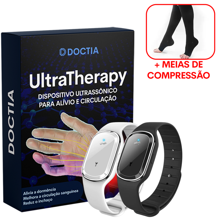 UltraTherapy™ - Dispositivo Ultrassônico para Alívio e Circulação (02 UNIDADES)