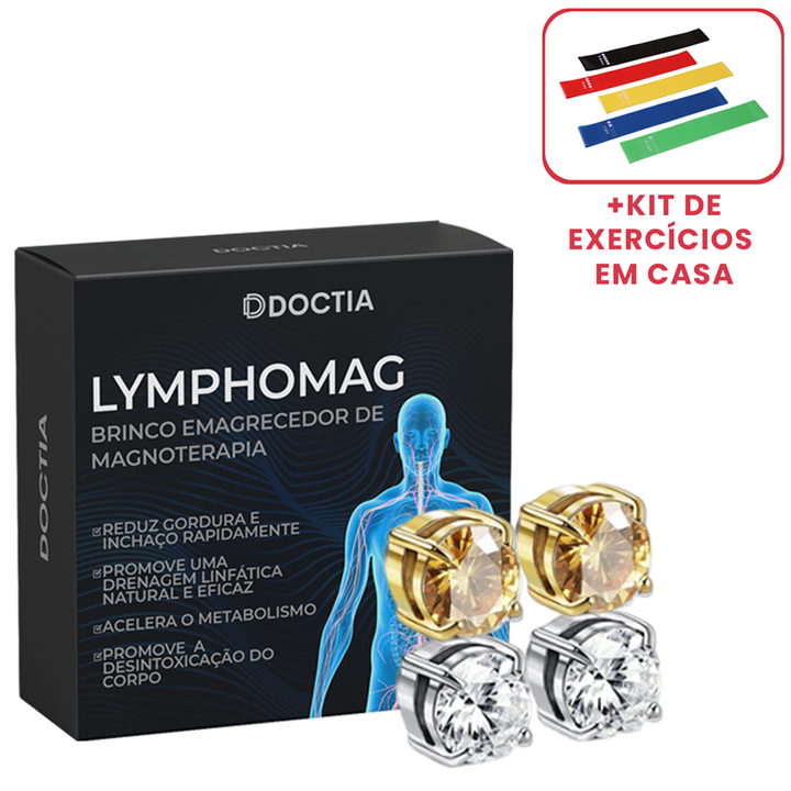 LymphoMag™ Brinco Emagrecedor de Magnoterapia (02 PARES)