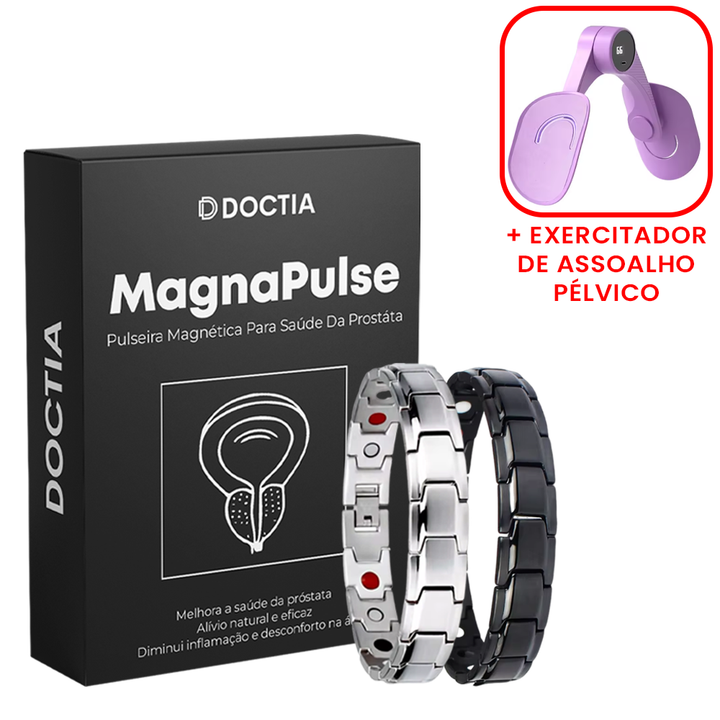 MagnaPulse™ Pulseira Magnética Para Saúde Da Prostáta (02 UNIDADES)