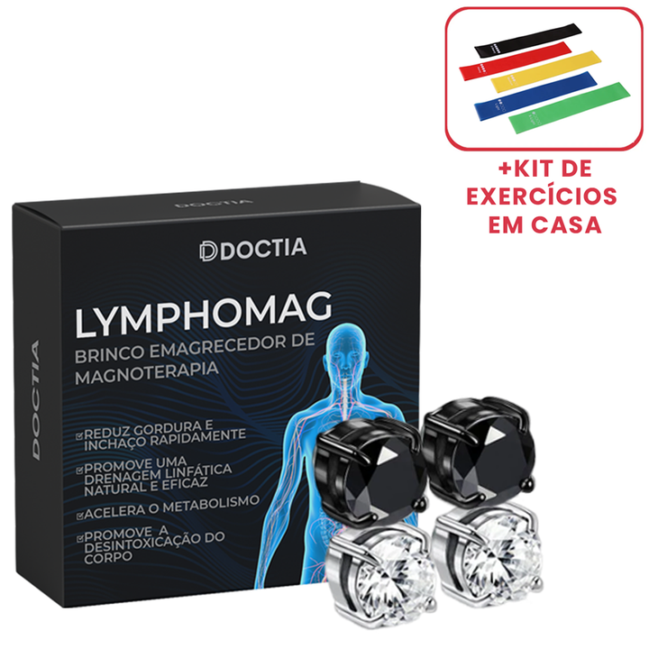 LymphoMag™ Brinco Emagrecedor de Magnoterapia (02 PARES)