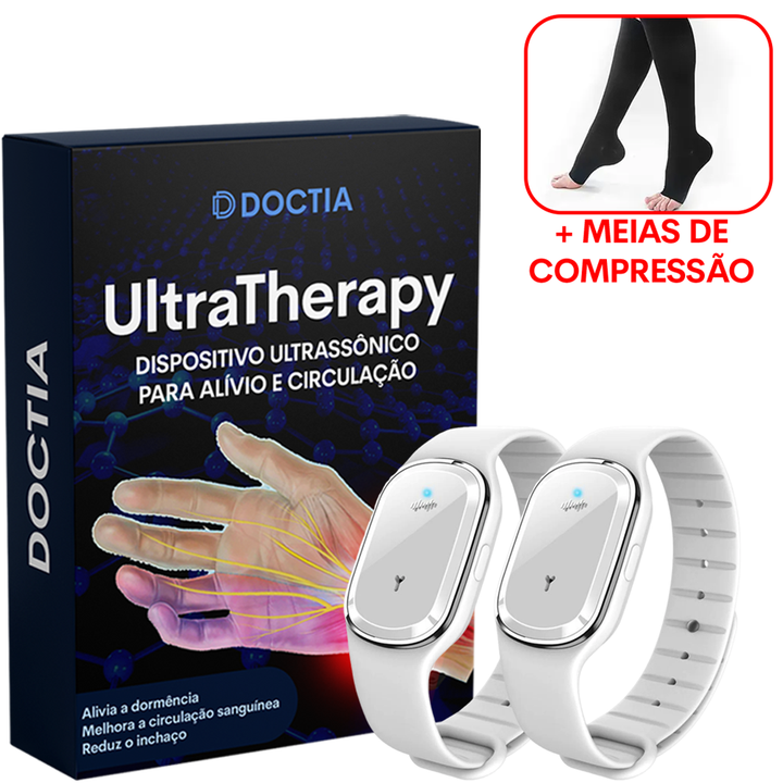 UltraTherapy™ - Dispositivo Ultrassônico para Alívio e Circulação (02 UNIDADES)