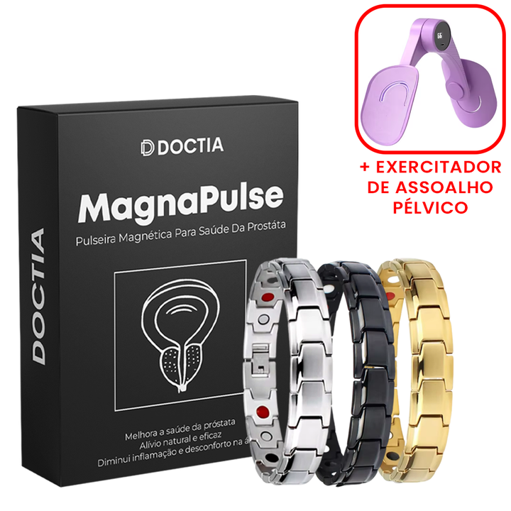 MagnaPulse™ Pulseira Magnética Para Saúde Da Prostáta (03 UNIDADES)