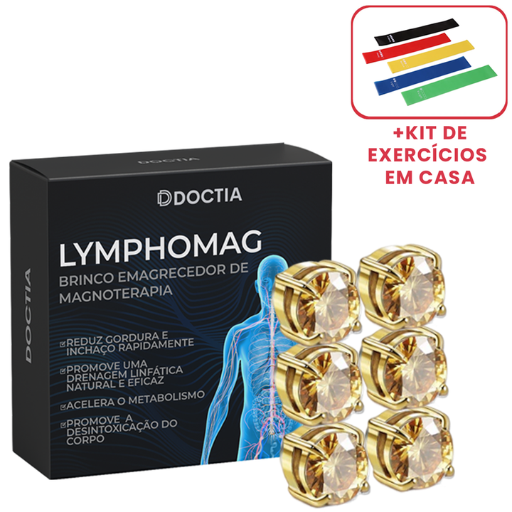 LymphoMag™ Brinco Emagrecedor de Magnoterapia (03 PARES)