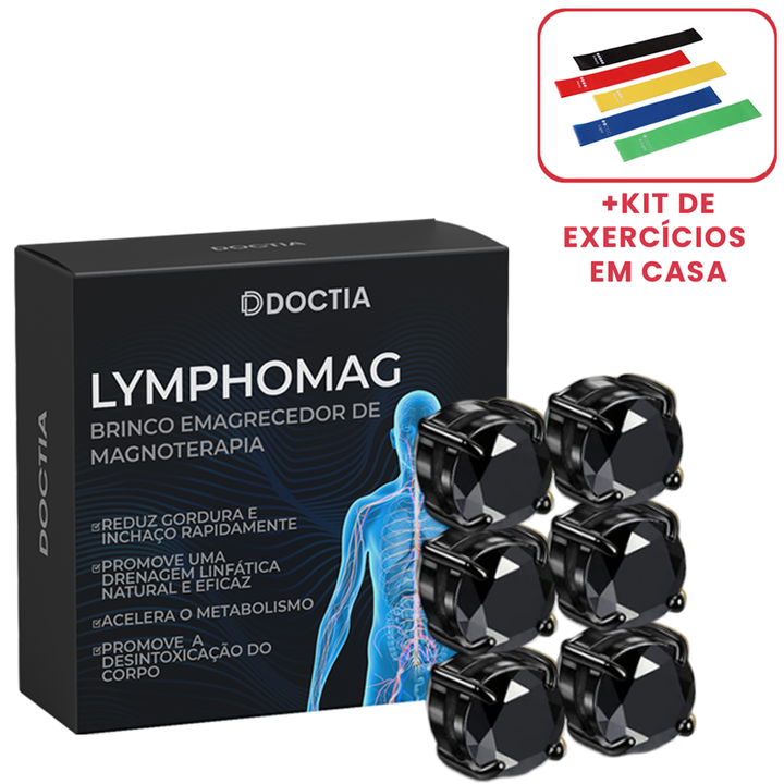 LymphoMag™ Brinco Emagrecedor de Magnoterapia (03 PARES)