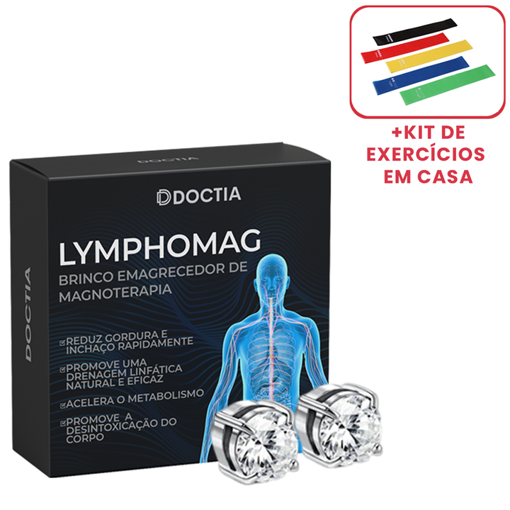 LymphoMag™ Brinco Emagrecedor de Magnoterapia (01 PAR)